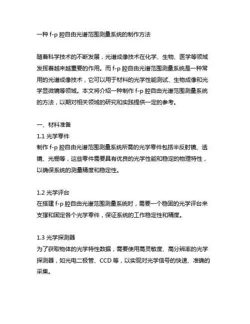 一种f-p腔自由光谱范围测量系统的制作方法