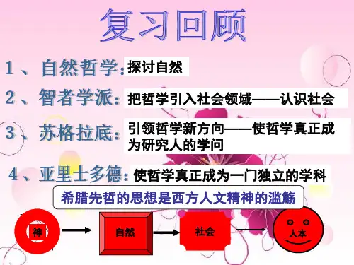 岳麓版高中历史必修三第12课文艺复兴巨匠的人文风采 课件