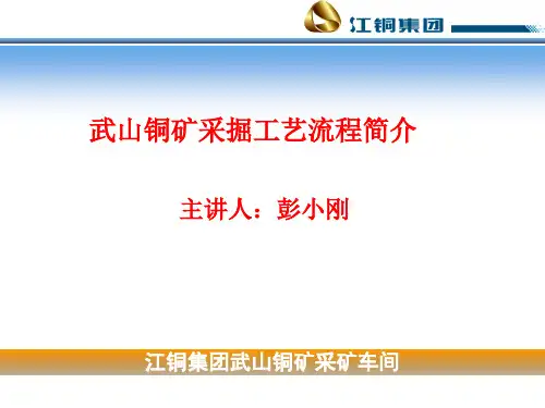 武山铜矿采掘工艺流程简介