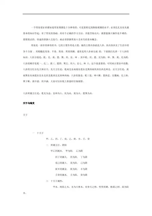 六爻初级入门