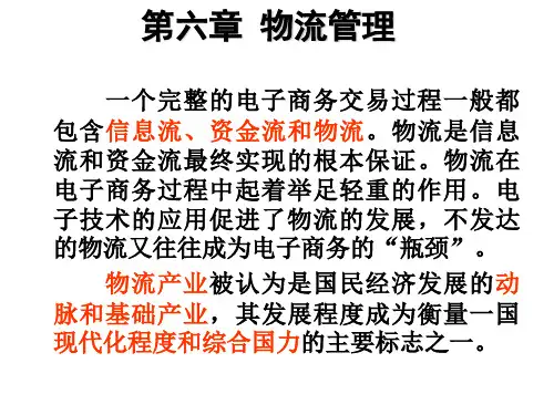 电子商务物流管理-PPT课件