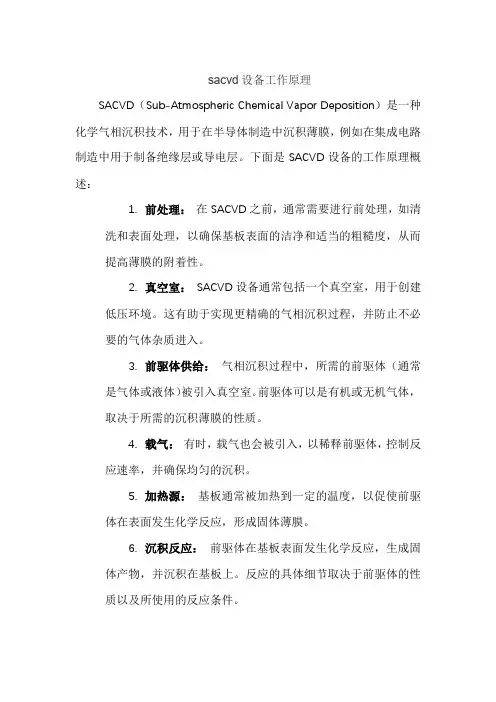 sacvd设备工作原理