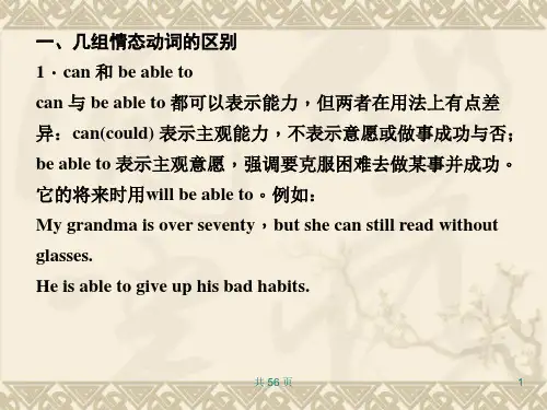 英语专题情态动词和虚拟语气ppt课件