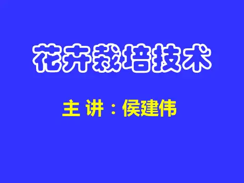 花卉栽培技术【精品-ppt】