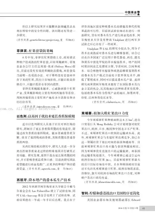 西班牙：降本增产的番木瓜生产技术