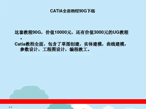 CATIAV教程 创成式外形设计(分析“曲面”文档)共36张PPT
