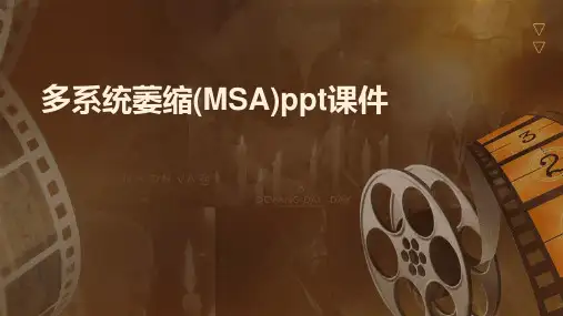 多系统萎缩(MSA)ppt课件