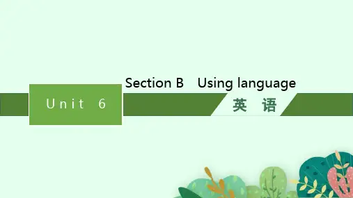 外研版高中英语学案必修第三册 Unit 6 Disaster and hope Section B