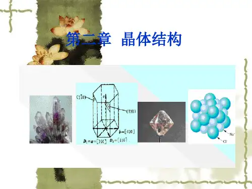 第二章 晶体结构