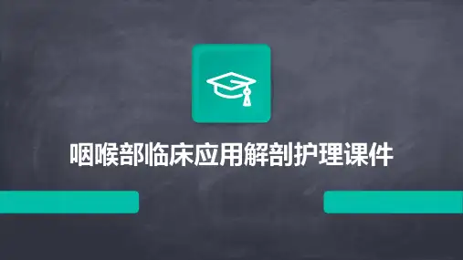 咽喉部临床应用解剖护理课件