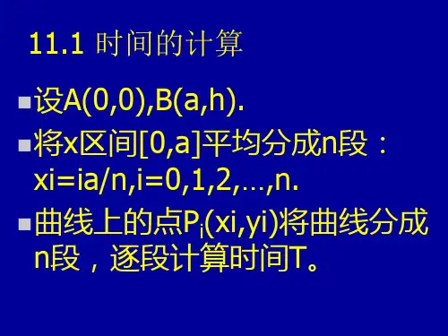 数学实验 实验11最速降线
