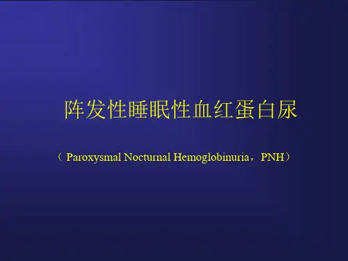 阵发性睡眠性血红蛋白尿PPT