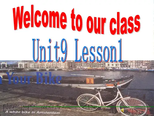 高中英语 Unit9 lesson1 On your bike课件 北师大必修3
