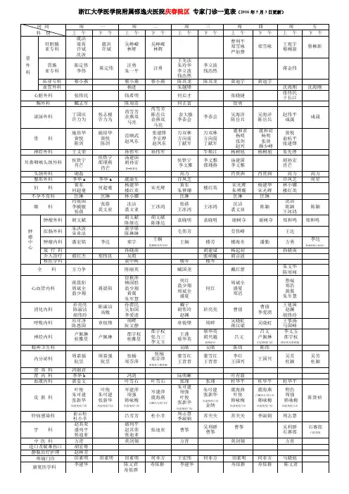 时 间 - 浙江大学医学院附属邵逸夫医院