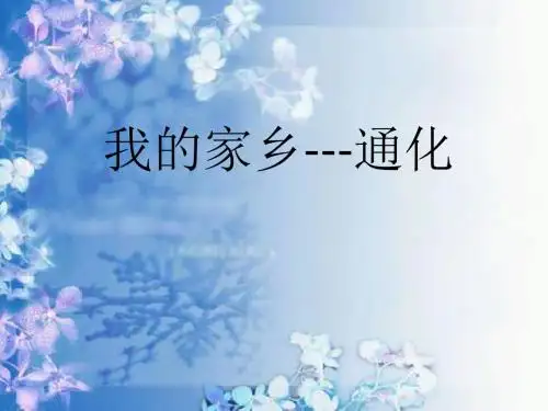 我的家乡---通化概要
