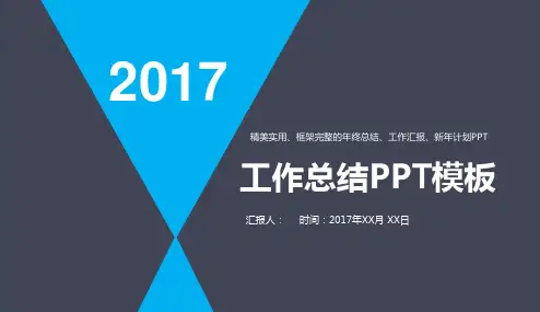 (精品动态)2017年工作总结PPT模板