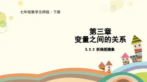 北师大版七年级数学下册3.折线型图象课件