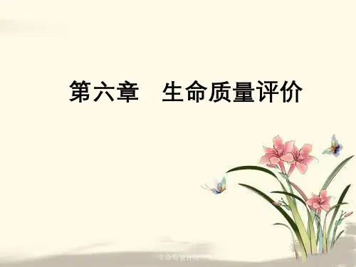 生命质量评价