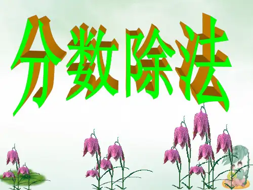 六年级上册 分数除法西师大版9张PPT