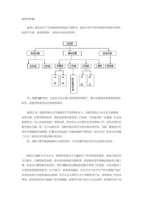 案例分析题
