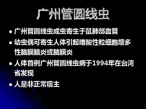 广州管圆线虫