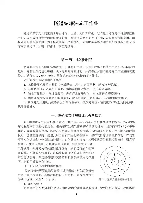 隧道钻爆法施工作业