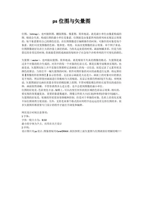 ps位图与矢量图