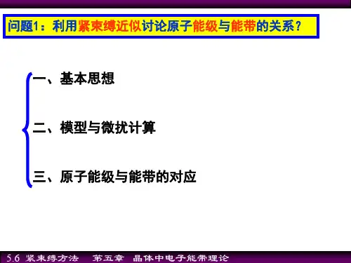 固体物理-第5章-晶体中电子能带理论-5.6