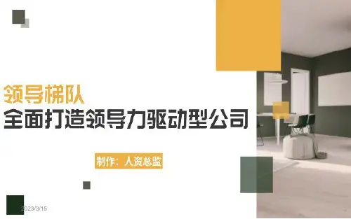 《领导梯队：全面打造领导力驱动型公司》解读
