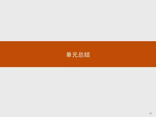 2019-2020学年高二英语(人教版)必修5课件 Unit 2单元总结