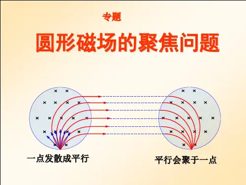 带电粒子在磁场中的运动(磁聚焦)