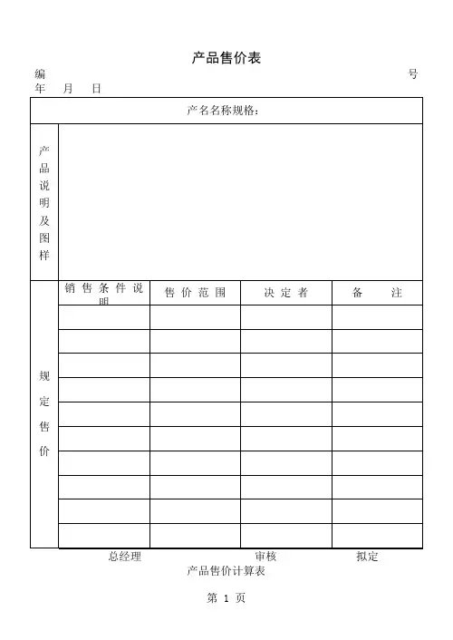 品牌公司销售管理表格大全共有20多个表格很全面!共49页