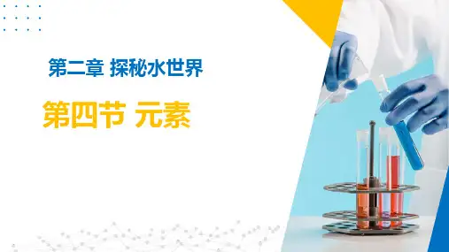 鲁教版年九年级化学上册第四节元素