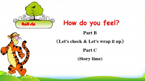pep六年级英语上册unit6 Part B Part C Story time-优件