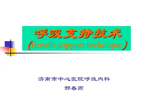呼吸支持技术