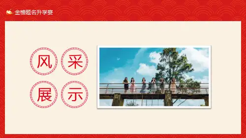 欢迎光临金榜题名升学宴图文PPT课件