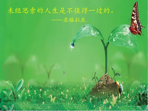 部编版语文八年级上册第16课《散文二篇——我为什么而活着》课件