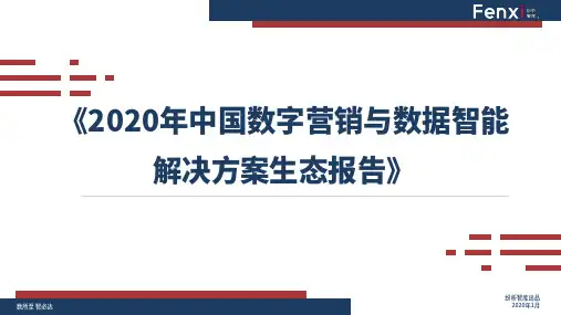 纷析智库-2020年中国数字营销与数据智能解决方案生态报告-2020.1-47页