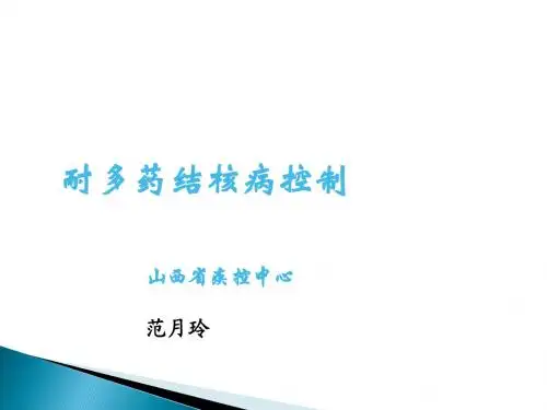 耐多药结核病防治