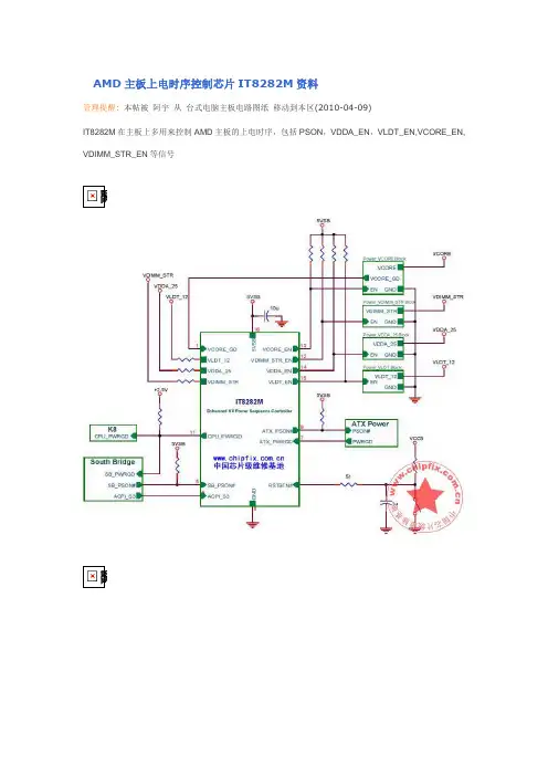 AMD主板上电时序控制芯片IT8282M资料
