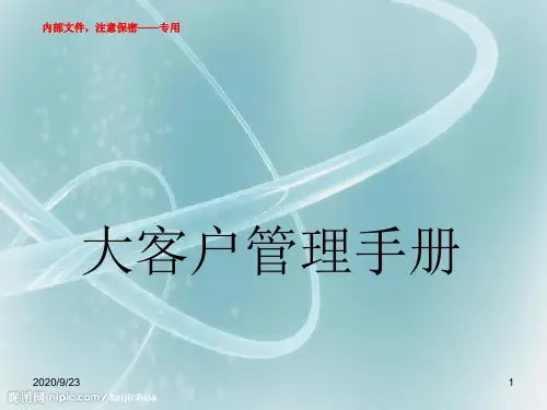 大客户销售管理手册.pptx
