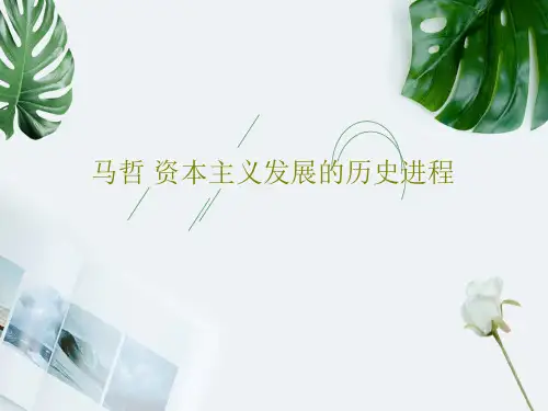 马哲 资本主义发展的历史进程PPT91页