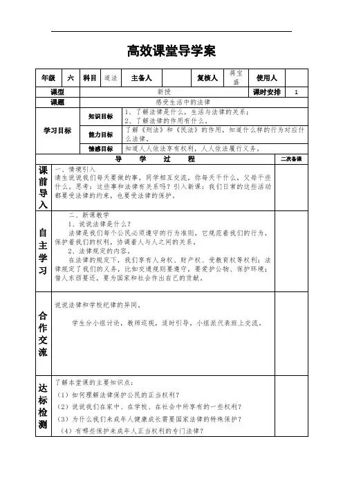 道法-一感受生活中的法律1-01