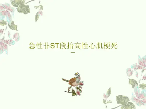急性非ST段抬高性心肌梗死35页PPT