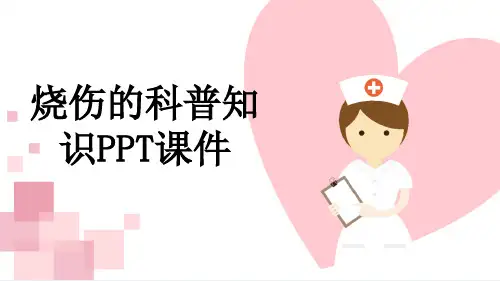 烧伤的科普知识PPT课件