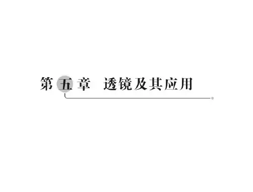 物理中考课件PPT-透镜及其应用