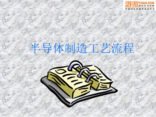 半导体制作工艺流程+版图设计必备