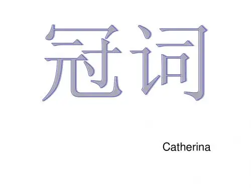 2013中考英语冠词真题ppt