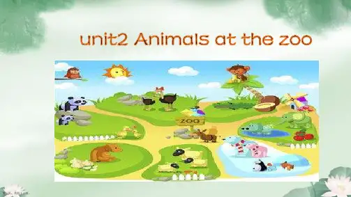 冀教版小学英语三年级下册Unit2 Animals at the zoo