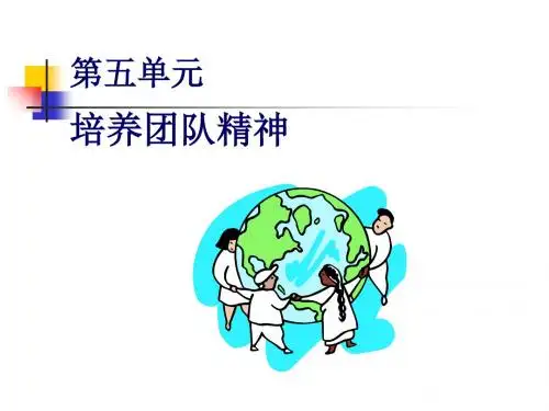 团队精神训练-团队建设培训教材